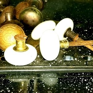 Antique porcelain doorknobs